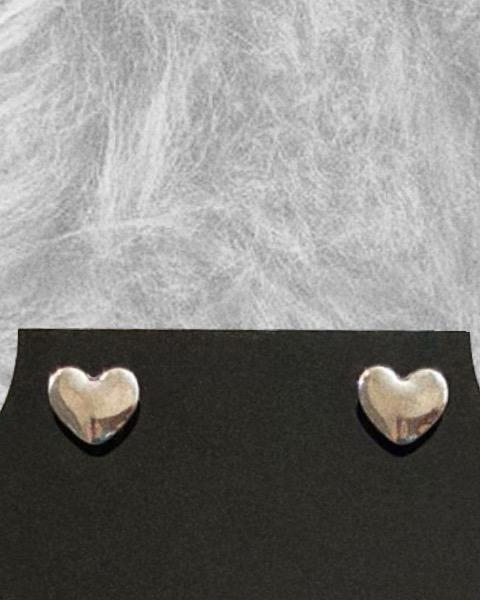 Conjunto de Corações de Prata 925