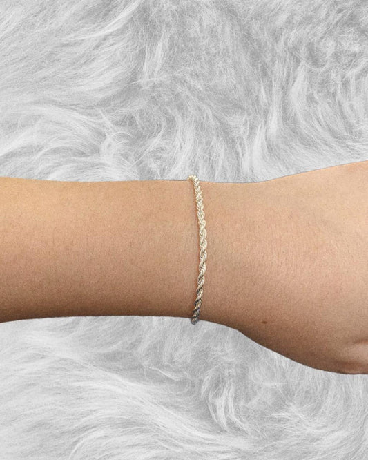 Pulseira de Prata 925 Cordão