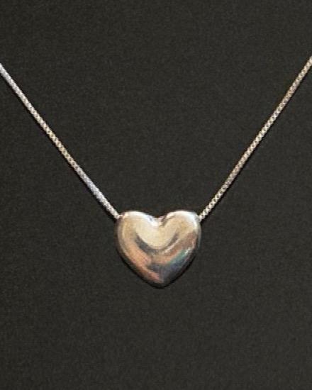 Conjunto de Corações de Prata 925