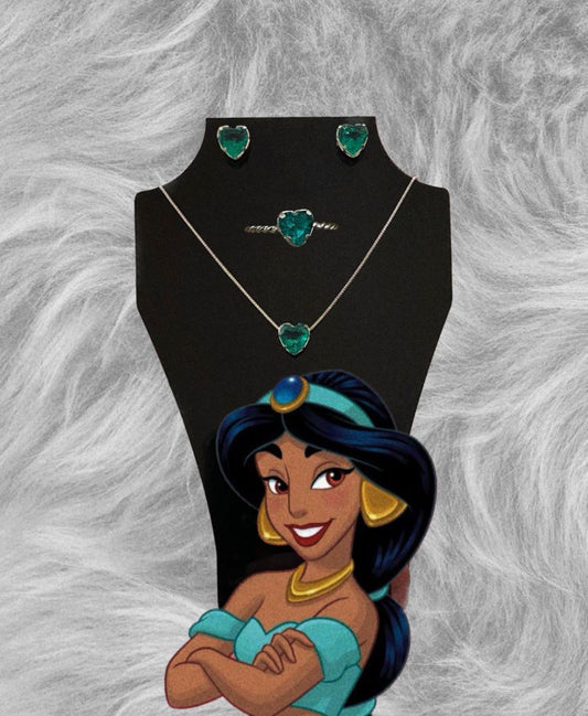 Conjunto de Pratas 925 Princesa Jasmine