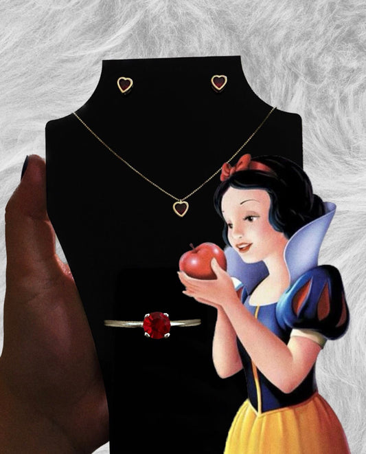 Conjunto de Pratas 925 Princesa Branca De Neve