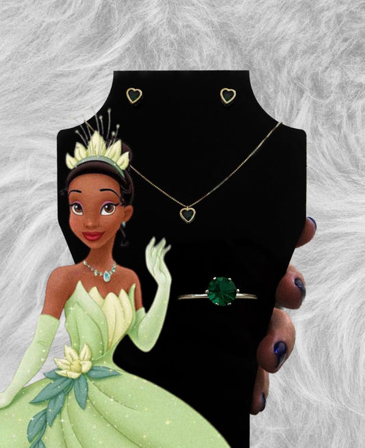 Conjunto de Pratas 925 Princesa Tiana